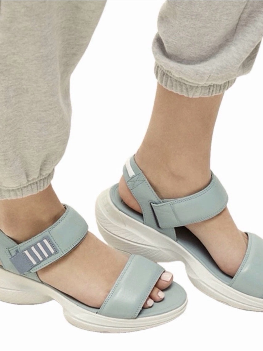 Sorel Platform Sport Sandals - Light Blue